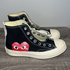Unisex | Comme Des Garcons Play X Converse | High Top | PRELOVED | NO BOX